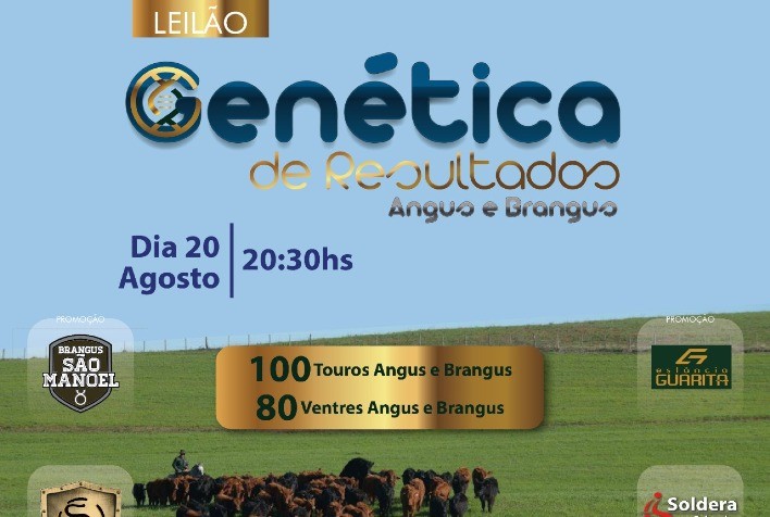 Propriedades gaúchas se unem para ofertar qualidade genética em remate virtual