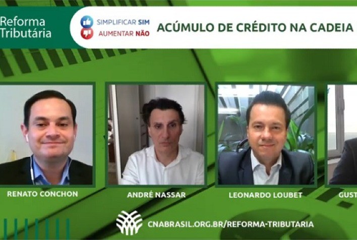 CNA debate acúmulo de crédito na cadeia produtiva com a Reforma Tributária
