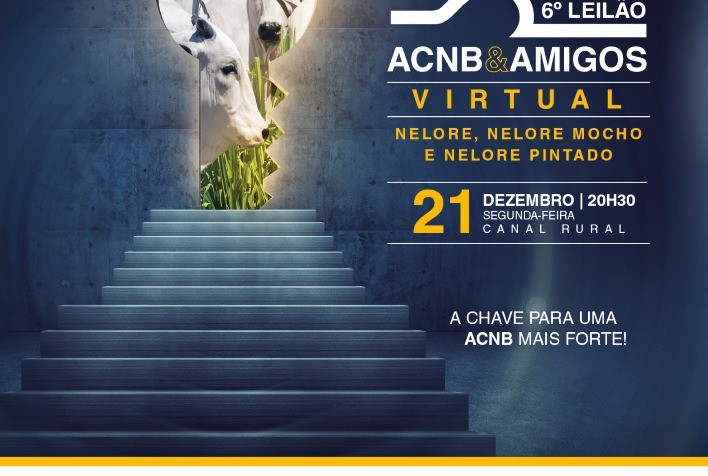 Associação dos Criadores de Nelore do Brasil realiza o 6º Leilão Virtual ACNB & Amigos e anuncia os vencedores do Ranking Nacional e do Circuito Nelore 2020