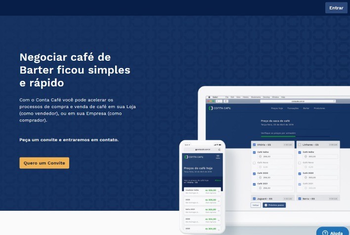 Empresários capixabas lançam plataforma para lojistas e compradores de café que comercializam com barter