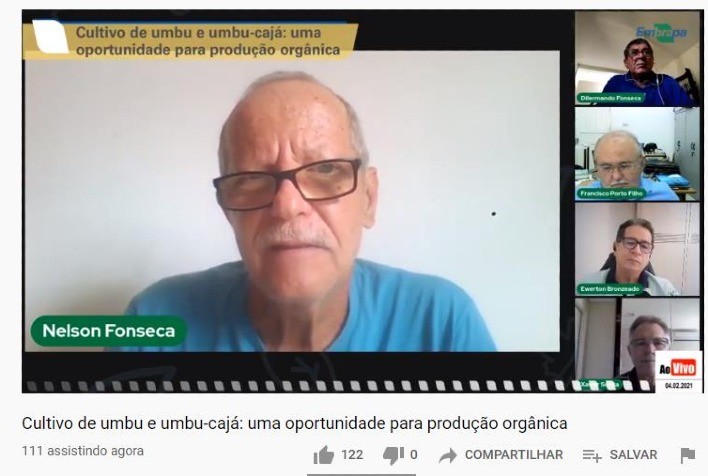 Módulo sobre cultivo orgânico de umbu e umbu-cajá finaliza EAD de fruticultura orgânica