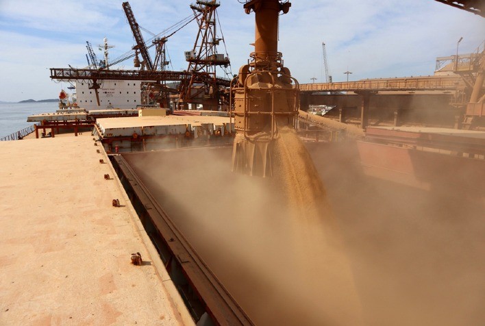 Line-up projeta embarques de 6,45 milhões de toneladas de soja em fevereiro