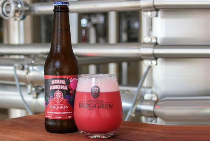 Berggren lança cerveja que leva em sua composição polpa natural de amora