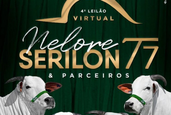 4º Leilão Virtual Nelore Serilon T7 e Parceiros oferta Nelore com genética selecionada