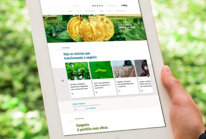 Syngenta renova portal e prioriza experiência do produtor
