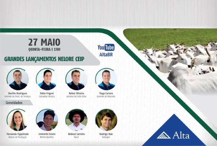 Alta Genetics promove lançamento de touros Nelore CEIP