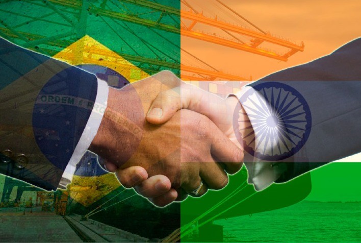 Acordo entre Brasil e Índia pode acrescer US$ 21 bilhões nas exportações