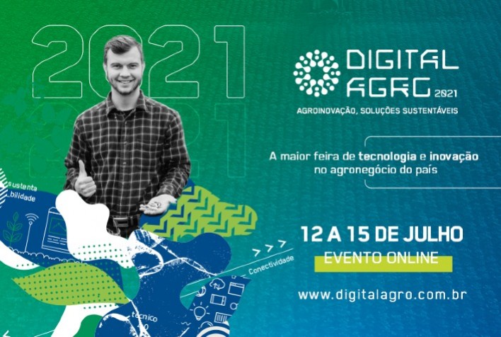 Digital Agro virtual acontece entre os dias 12 e 15 de julho em plataforma inovadora
