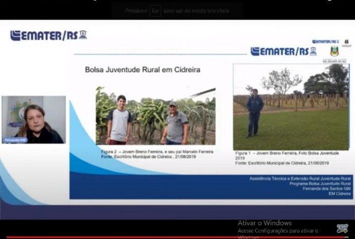 77% dos jovens do Programa Bolsa Juventude Rural investem o que ganham na propriedade