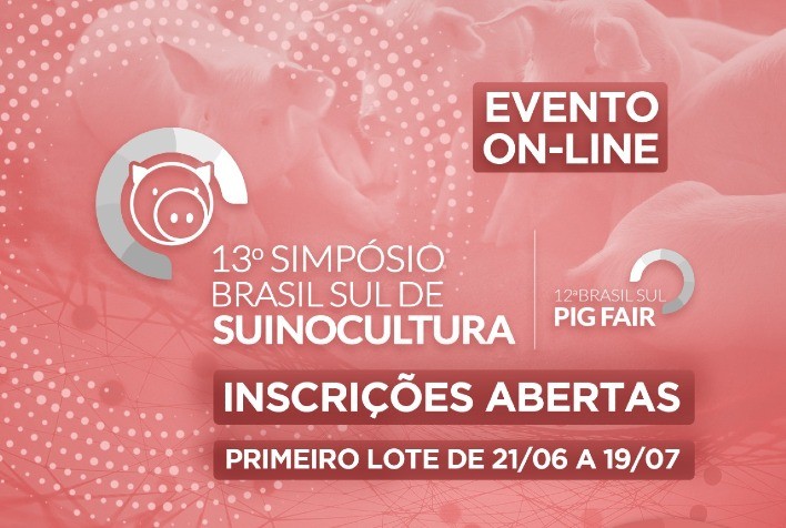 Nucleovet abre inscrições para o 13º Simpósio Brasil Sul de Suinocultura