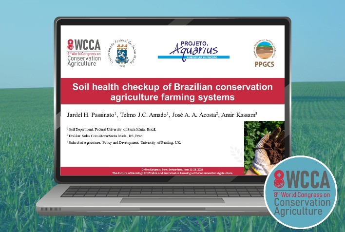 Trabalho sobre a Saúde do Solo do grupo de pesquisa do Projeto Aquarius é premiado como destaque no 8th World Congress on Conservation Agriculture (WCCA) - Suíça