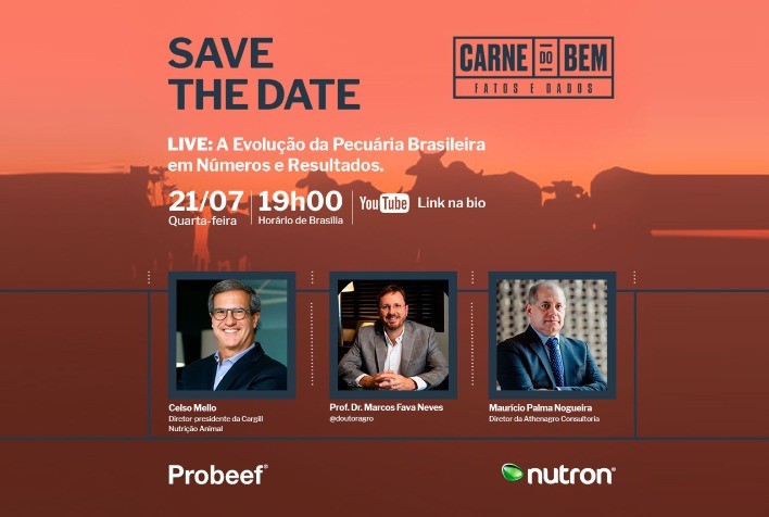 Carne do Bem realiza Live sobre a evolução da pecuária brasileira