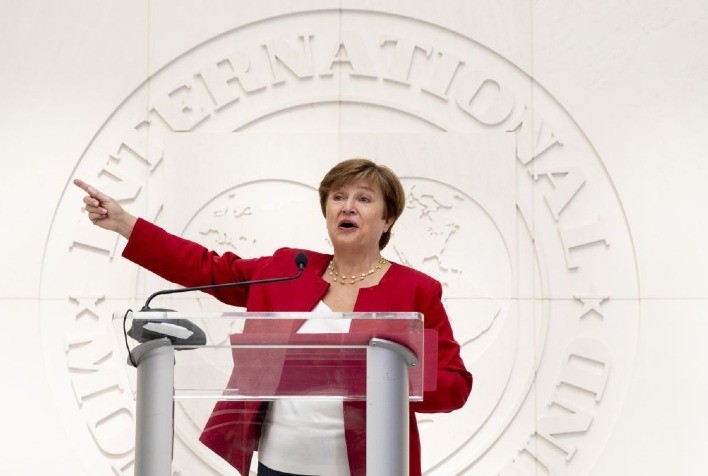 FMI vai manter estimativa de crescimento global em 2021 de 6%, diz Georgieva