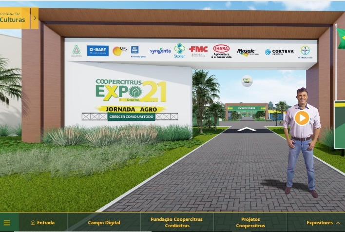 FMC oferece tecnologias para cada fase da jornada na Coopercitrus Expo Digital 2021