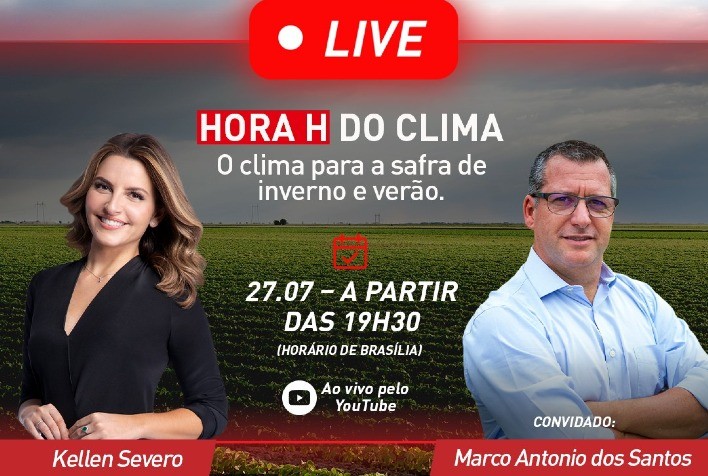 Hora H da IHARA destaca clima e perspectivas para a safra de inverno e verão em live especial