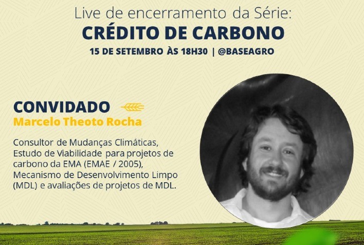 Live: Crédito de Carbono no agronegócio realizada pela Base Agro