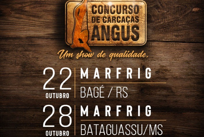 Marfrig sedia concursos de carcaças Angus nas unidades em Bagé e Bataguassu