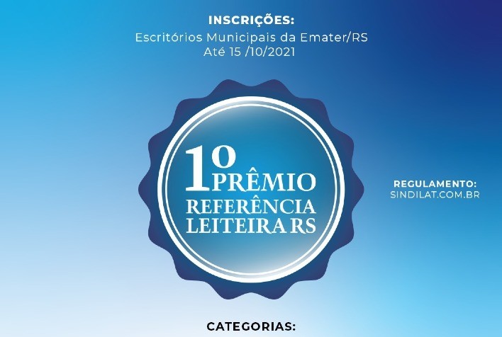 Inscrições para Prêmio Referência Leiteira RS vão até dia 15 de outubro