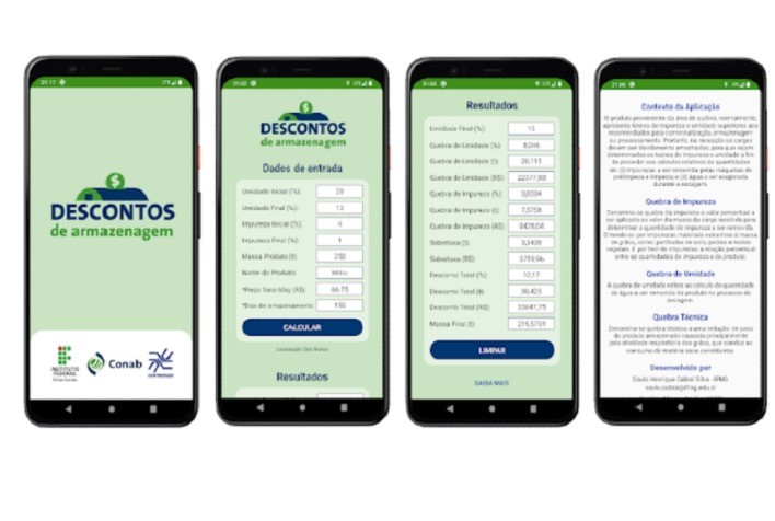 Conab lança aplicativo que auxilia produtores a calcular descontos de armazenagem