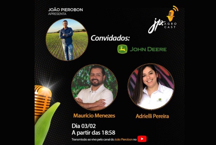 Agricultura e inovação no campo serão tema do próximo JP AgroCast, primeiro podcast ao vivo do setor agro do Brasil