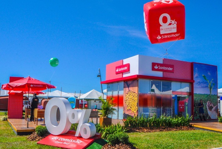 Linha de consórcio é destaque do Santander na Expodireto Cotrijal
