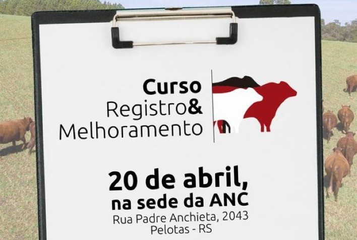 ANC promove curso de registro e melhoramento no mês de abril