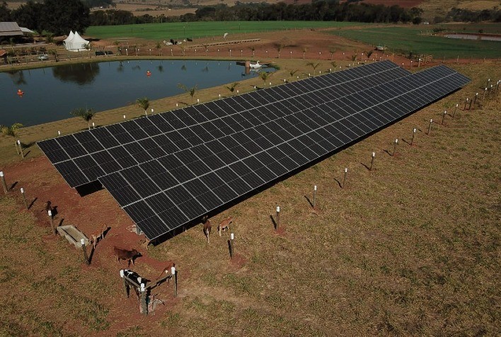 Sistema que gera energia e sombreamento ao gado é apresentado na Agrishow
