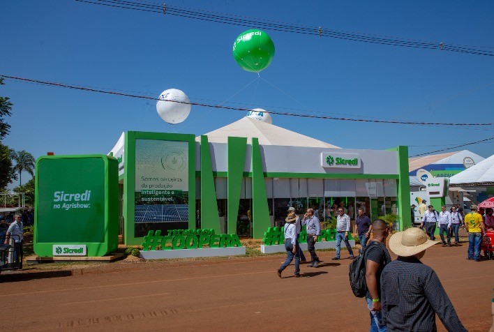 Sicredi na Agrishow 2022: visitação ao estande da segunda maior instituição financeira em crédito rural no Brasil superou as expectativas