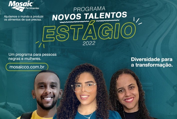 Mosaic Fertilizantes abre inscrições em seu programa de estágio para pessoas negras e mulheres