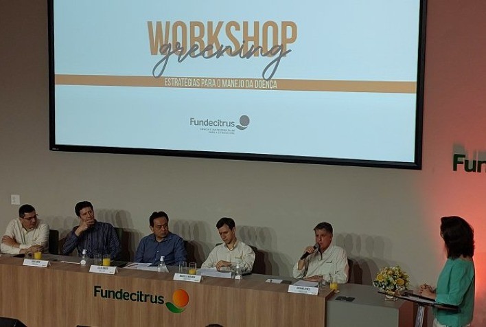 Fundecitrus realiza workshop sobre estratégias para manejo do greening