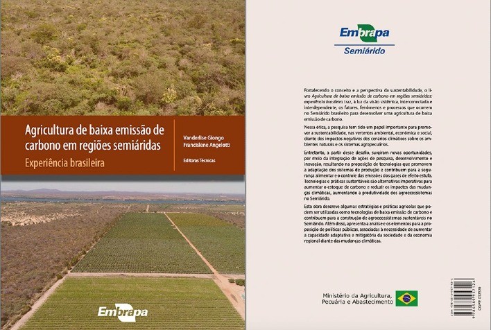 Livro aponta soluções para agricultura de baixo carbono no Semiárido