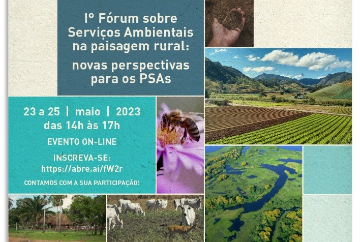 Fórum que discutirá contribuição dos serviços ambientais para a sustentabilidade no campo abre inscrições