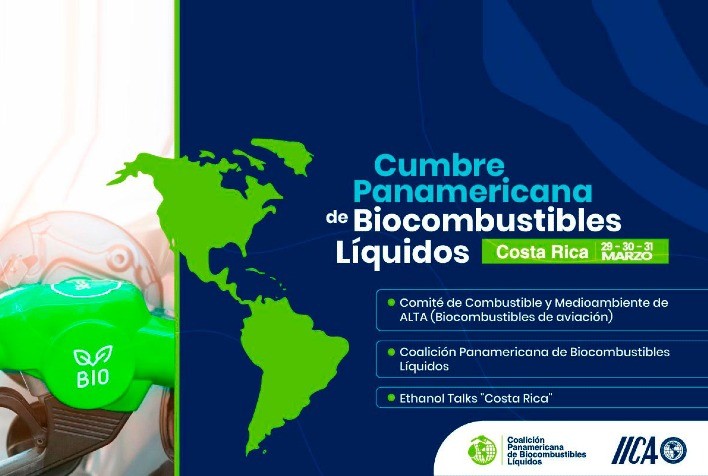 Cúpula Pan-Americana de Biocombustíveis Líquidos reunirá autoridades públicas, pesquisadores e líderes empresariais na Costa Rica para promover um maior uso de energias limpas na região