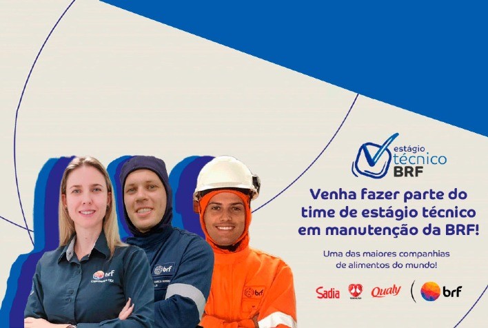 BRF abre inscrições para estágio técnico em manutenção