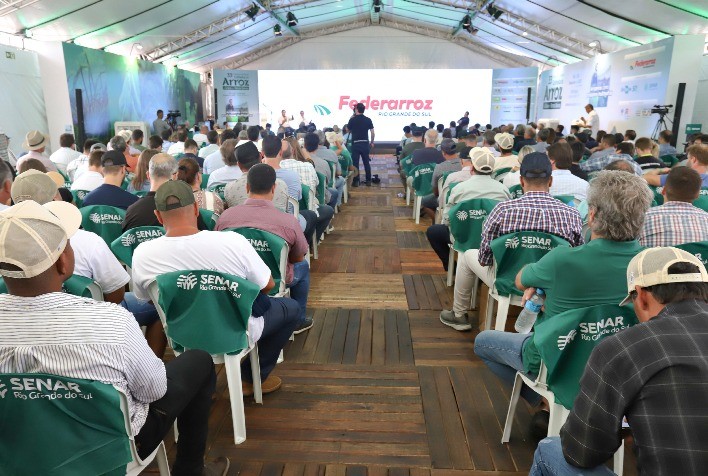 Tema da Abertura da Colheita do Arroz e Grãos em Terras Baixas de 2024 foca em gestão