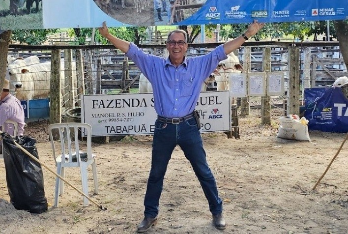 Pró-Genética: produtor mineiro comemora venda de 80 reprodutores em feiras do programa
