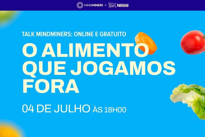 Estudo inédito sobre desperdício alimentar no Brasil será apresentado em live na próxima terça-feira