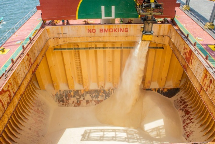 Volume de açúcar programado para embarques permanece ao redor de 4 mi t