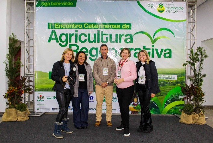 Sistema FAESC/SENAR reforça importância da Agricultura Regenerativa em evento da EPAGRI