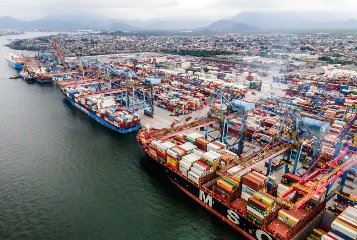 Porto de Santos: movimentação de cargas atinge recorde de 81 milhões de toneladas no 1SEM23