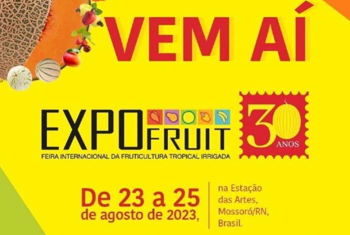 Expofruit 2023 anuncia programação científica e está com 95% dos estandes vendidos