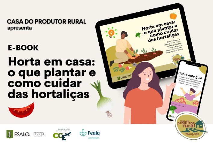 Casa do Produtor Rural lança Ebook que orienta como montar horta caseira e produzir alimentos saudáveis e fresquinhos
