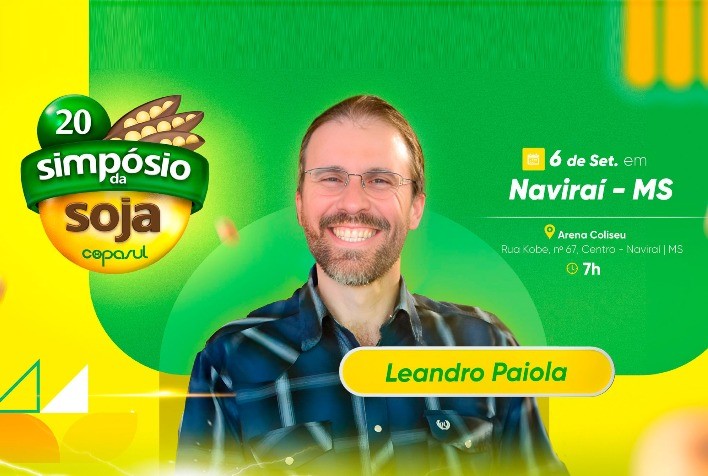 Especialista fará palestra sobre controle do capim pé-de-galinha no 19º Simpósio da Soja Copasul