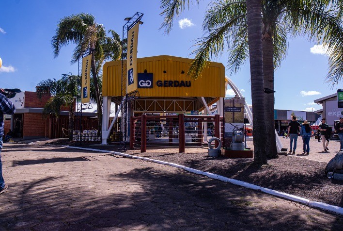 Gerdau leva soluções em aço para clientes e premiação para Expointer