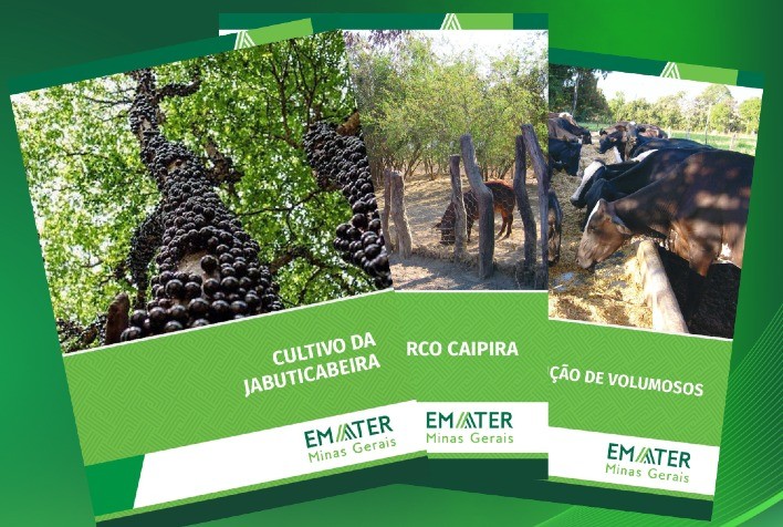 Livraria Virtual da Emater-MG disponibiliza mais de 130 publicações técnicas para consulta gratuita