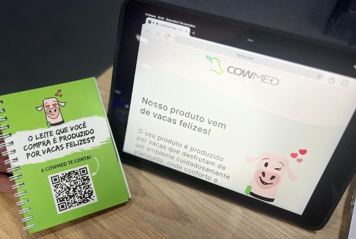 Selo de "Vacas Felizes" é Lançado no Principal Evento da Indústria de Leite no Brasil