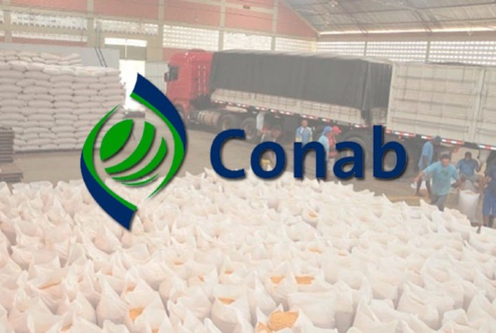 Conab realiza leilão para contratar frete de 2,65 mil toneladas e milho