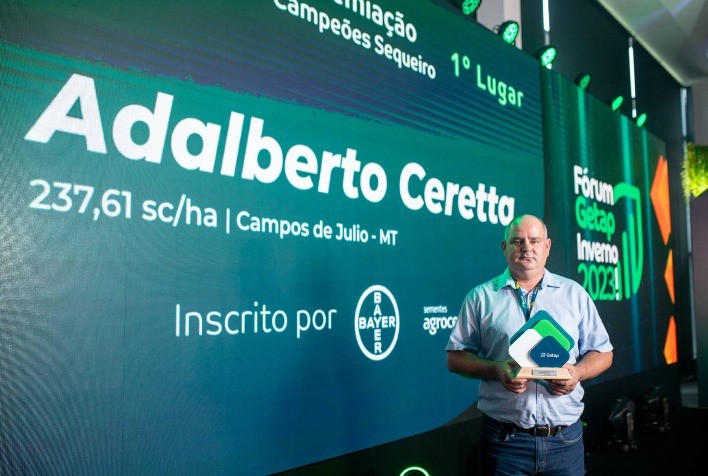 Produtor de Mato Grosso é campeão nacional colhendo 237,6 sc/ha de milho