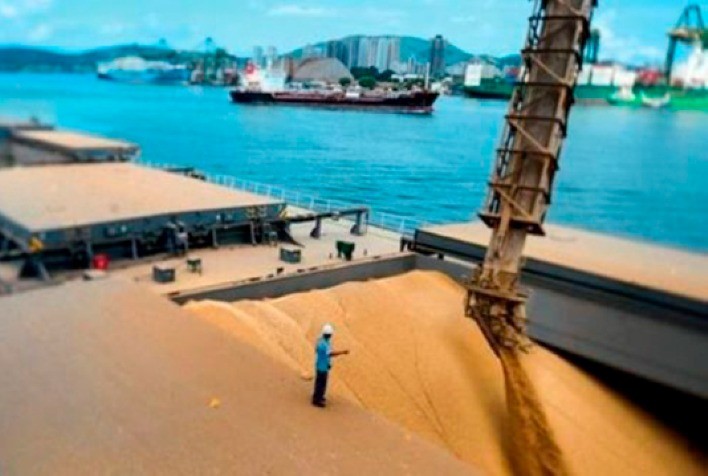 Desempenho recorde em 2023: Porto de Santos impulsionado por soja e açúcar