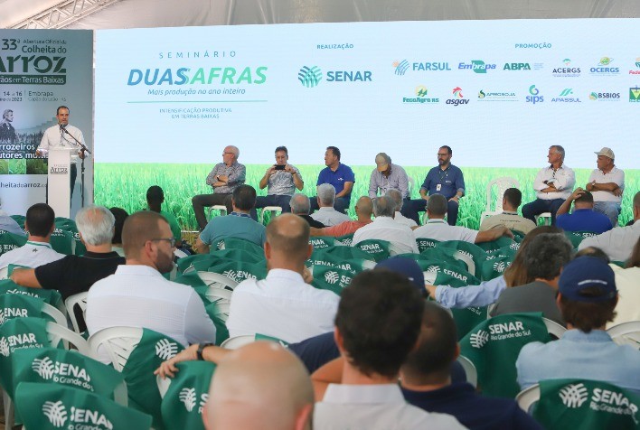 Abertura da Colheita do Arroz recebe novamente Seminário Duas Safras